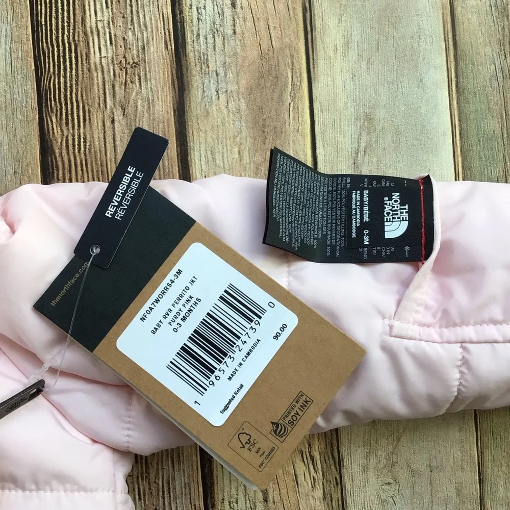NWT North Face REVERSIBLE Perrito Hooded Winter Jacket